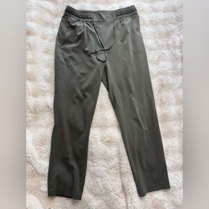 Zara Women’s Olive Pants with Drawstring and Pockets